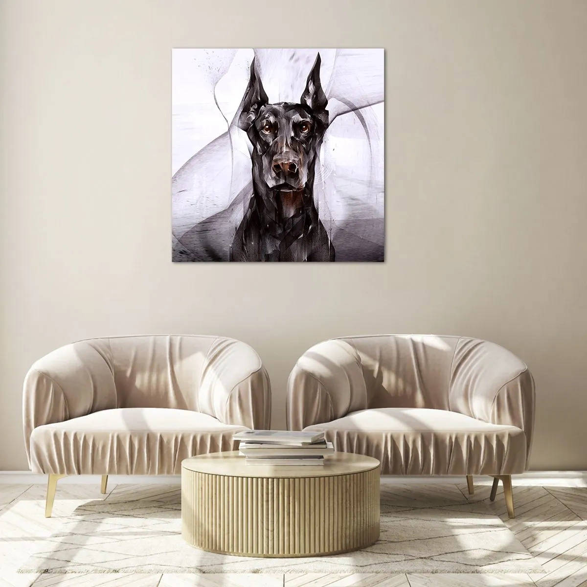 Obraz na szkle - Szlachetnie urodzony - 40x40 cm