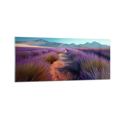 Obraz na szkle - Pachnące pola - 100x40 cm