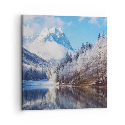Obraz na płótnie - Śnieżna straż - 70x70 cm