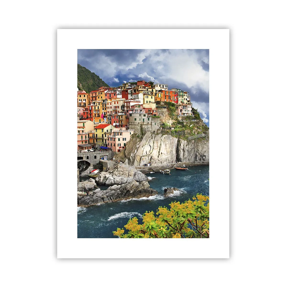 Plakat - Gromadka przytulona do skał - 30x40 cm
