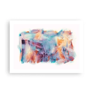 Plakat - Kolorowy bałagan - 70x50 cm