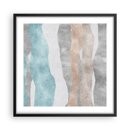 Plakat w czarnej ramie - Studium bliskości - 50x50 cm