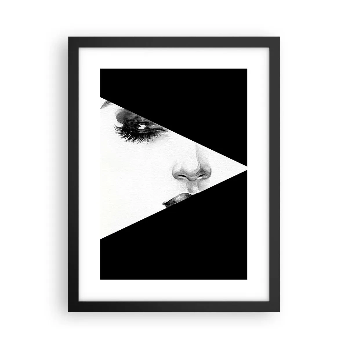 Plakat w czarnej ramie - Zawsze nieodkryta - 30x40 cm