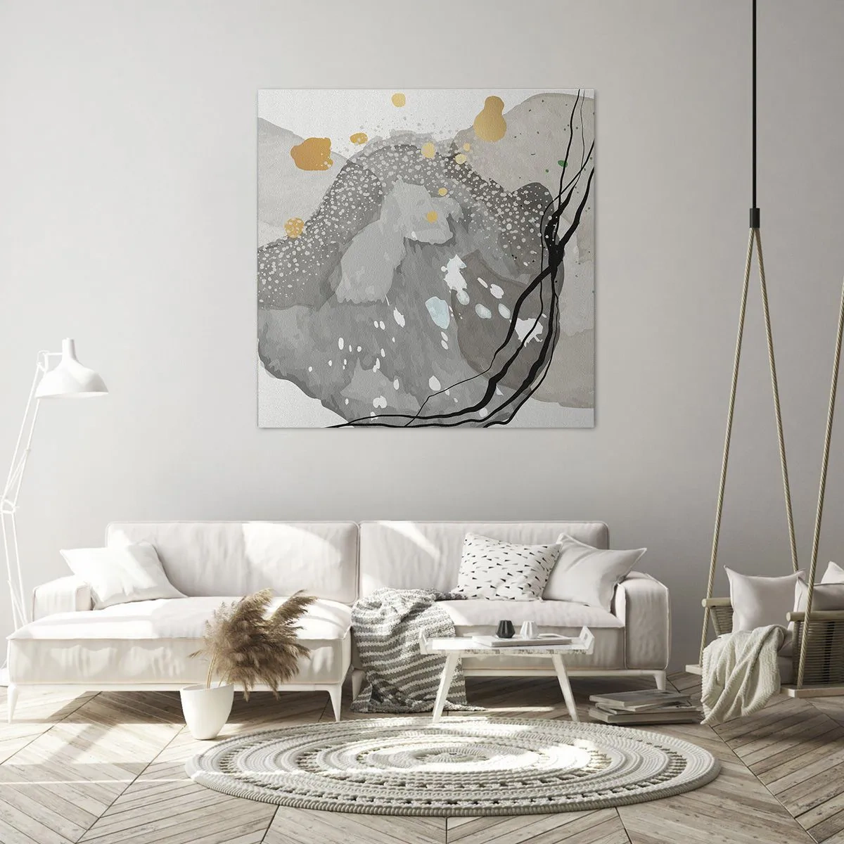 Obraz na płótnie - Kompozycja organiczna - 70x70 cm