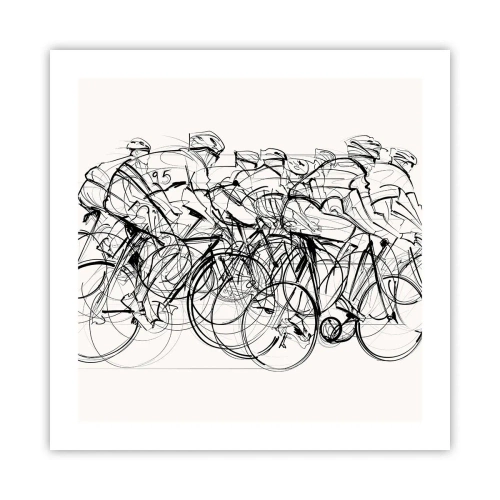 Plakat - Wespół w zespół - 50x50 cm