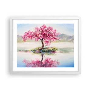 Plakat w białej ramie - Święto wiosny - 50x40 cm