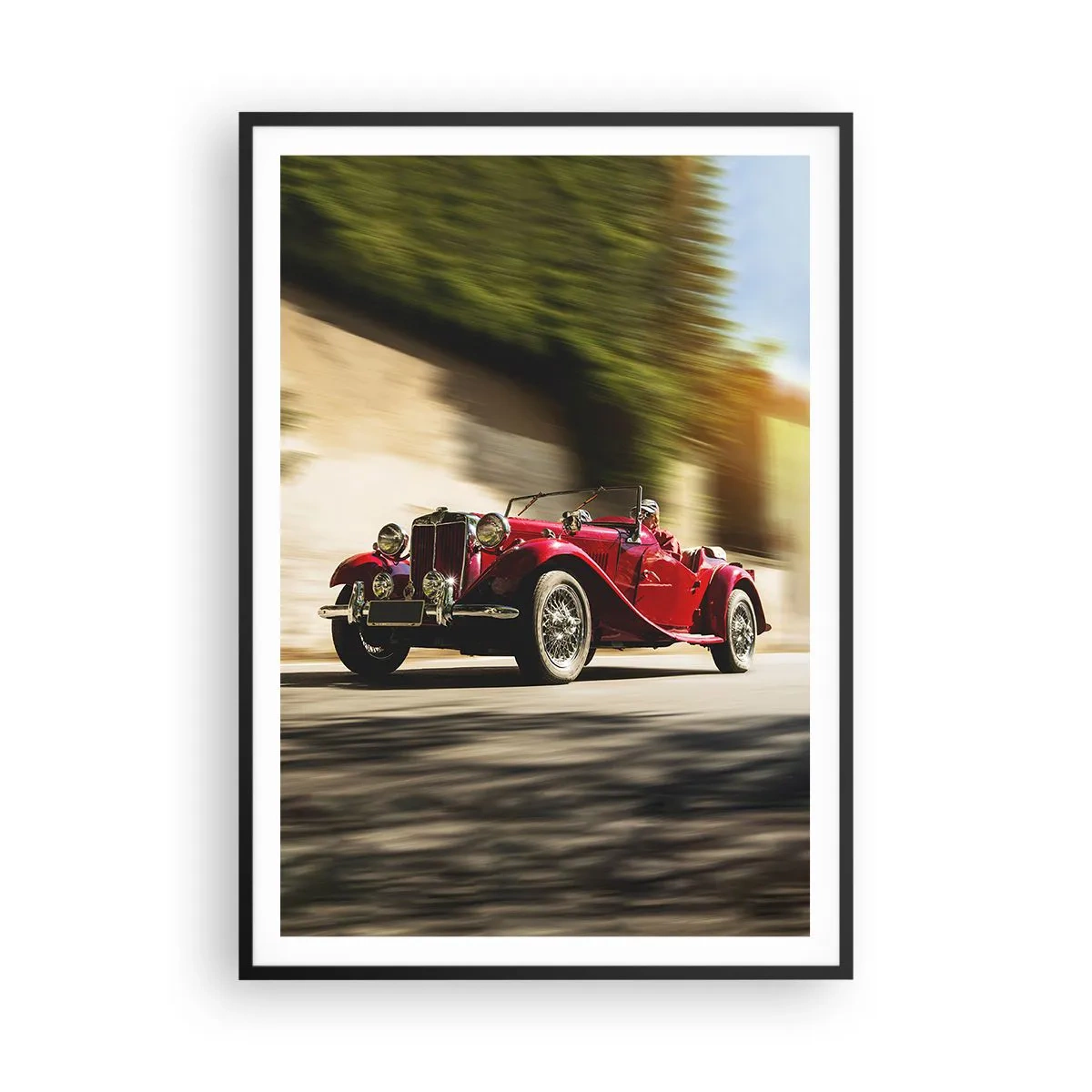 Plakat w czarnej ramie - Piękniejszy niż Nike z Samotraki - 70x100 cm