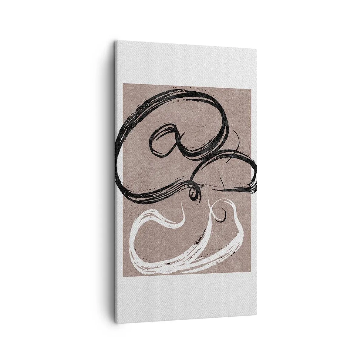 Obraz na płótnie - Kompozycja – poszukiwanie pełni - 45x80 cm