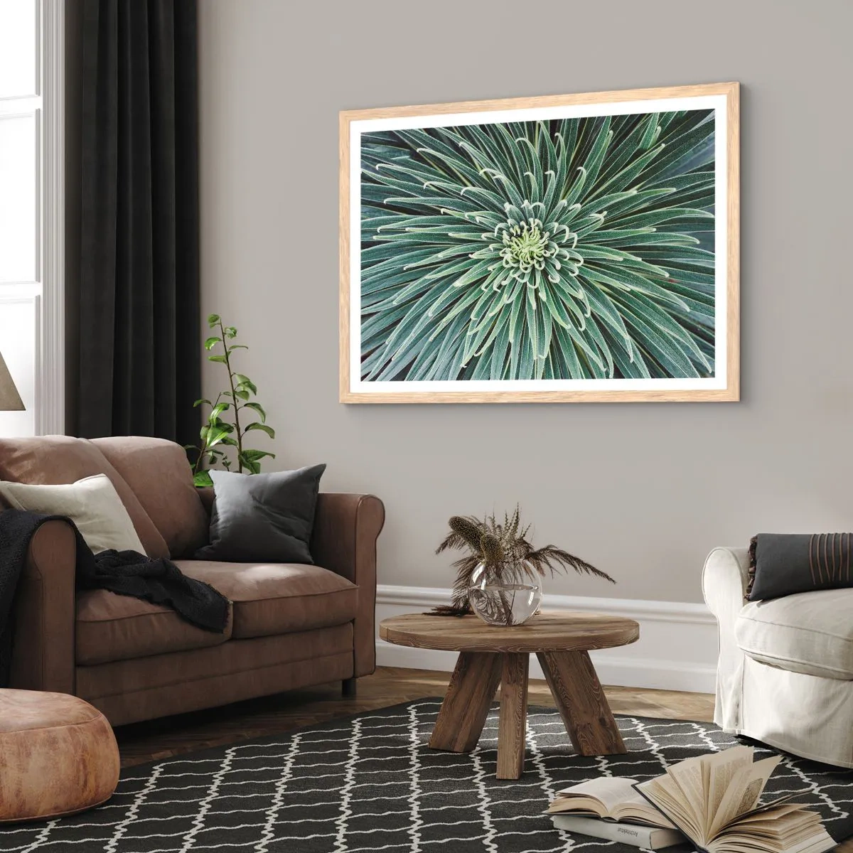 Plakat w ramie jasny dąb - Narodziny gwiazdy - 40x30 cm