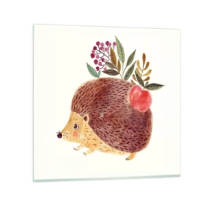 Obraz na szkle - I już mnie lubisz - 40x40 cm