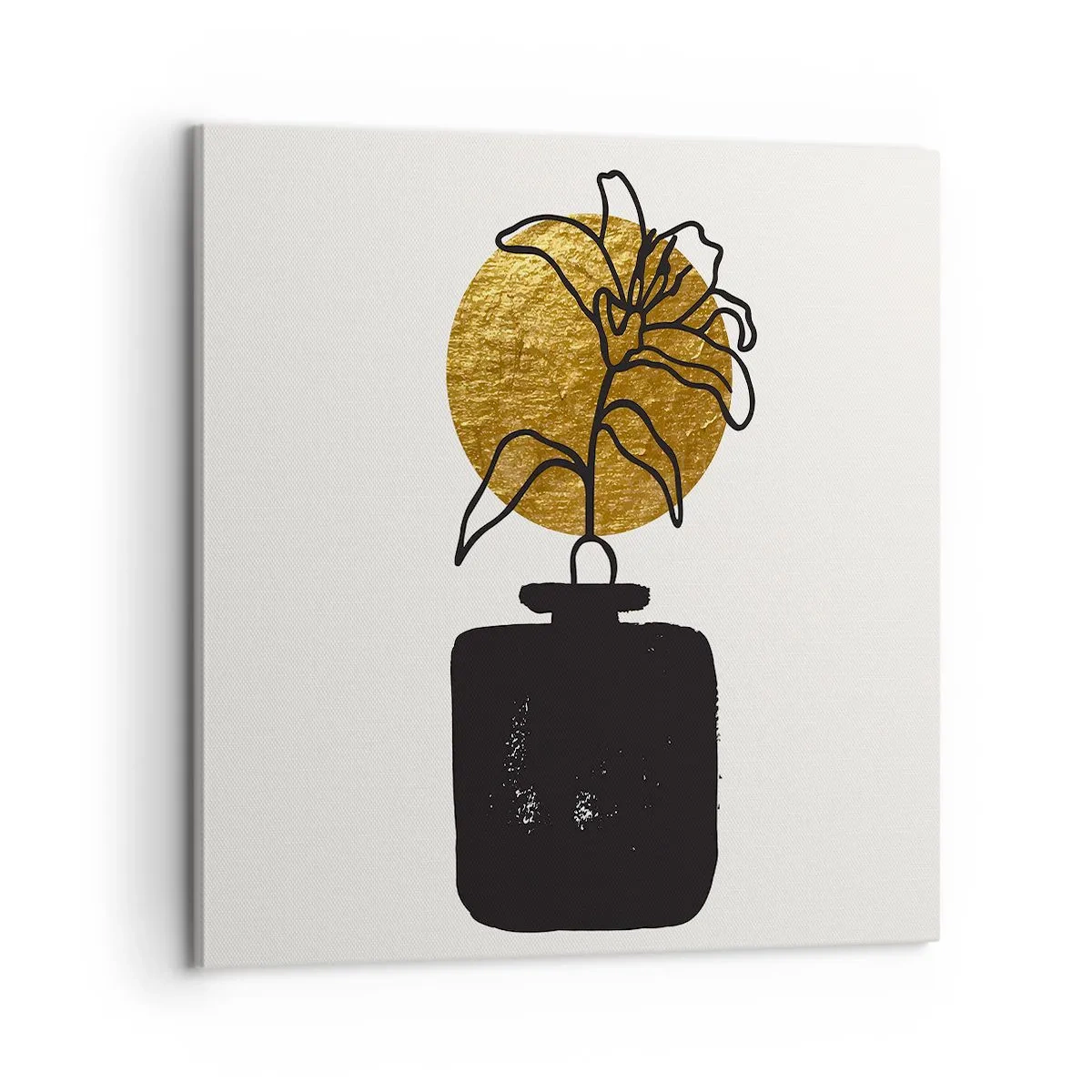 Obraz na płótnie - Piękno na wagę złota - 60x60 cm