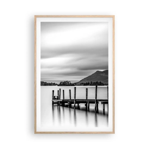 Plakat w ramie jasny dąb - Łagodność i siła - 61x91 cm