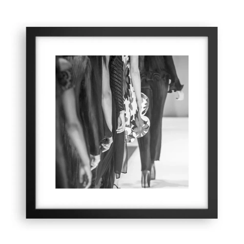 Plakat w czarnej ramie - Stylowa parada - 30x30 cm