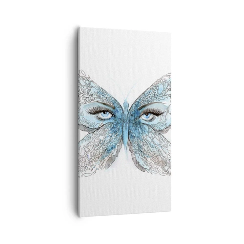 Obraz na płótnie - Modraszek eros - 55x100 cm