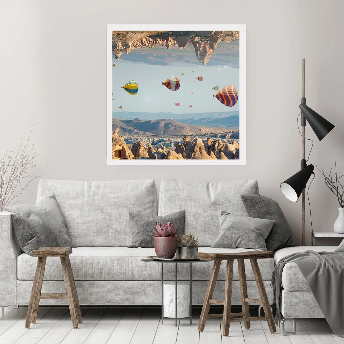 Plakat - Tu wszystko jest możliwe - 50x50 cm