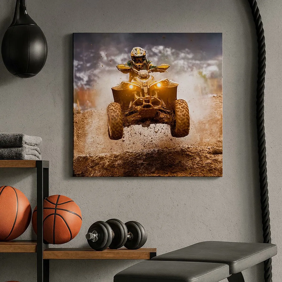 Obraz na płótnie - No risk no fun - 30x30 cm