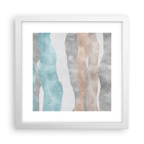 Plakat w białej ramie - Studium bliskości - 30x30 cm