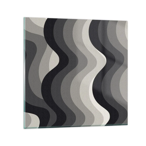 Obraz na szkle - Fala za falą - 30x30 cm