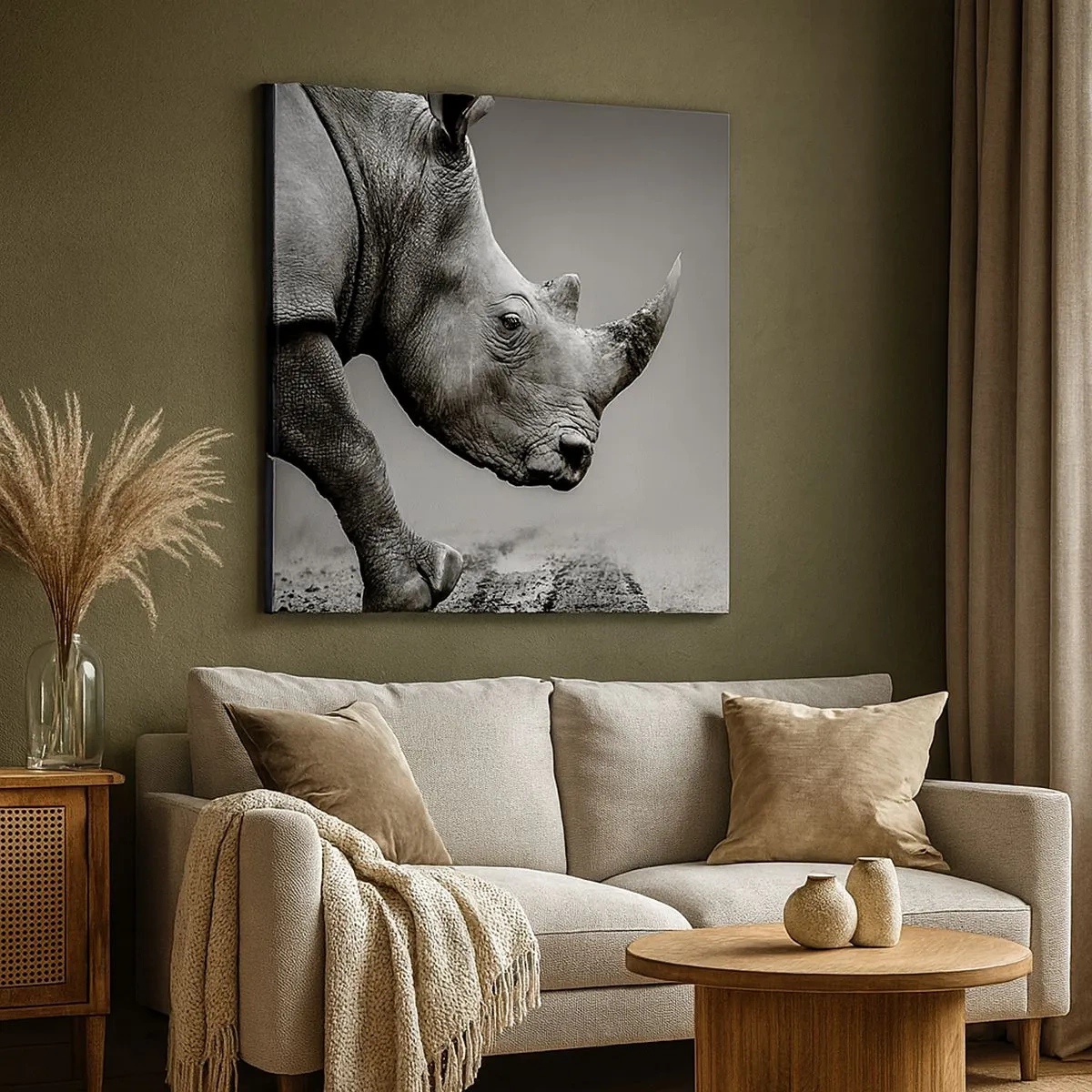 Obraz na płótnie - Niepowstrzymana siła - 30x30 cm