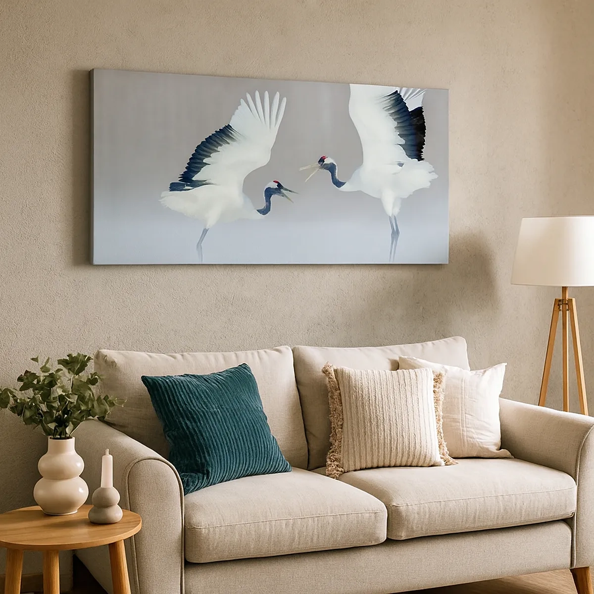 Obraz na płótnie - Taniec we mgle - 30x30 cm