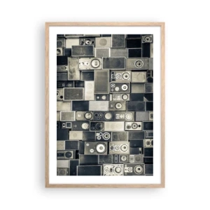 Plakat w ramie jasny dąb - I wszystko gra - 50x70 cm