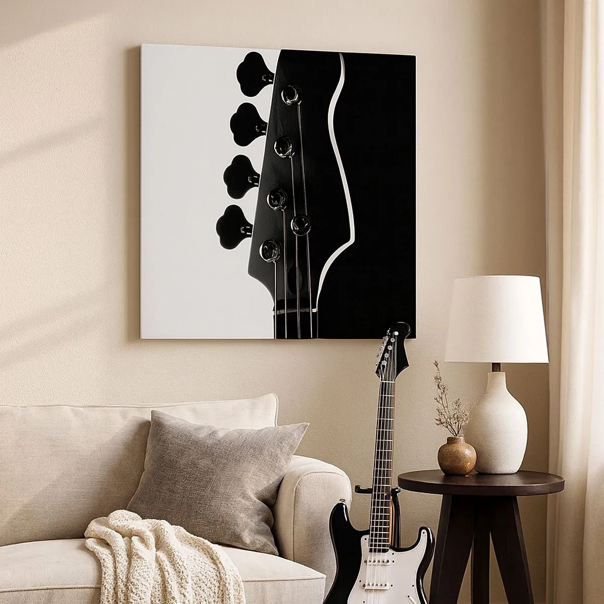 Obraz na płótnie - Rockowa cisza  - 30x30 cm