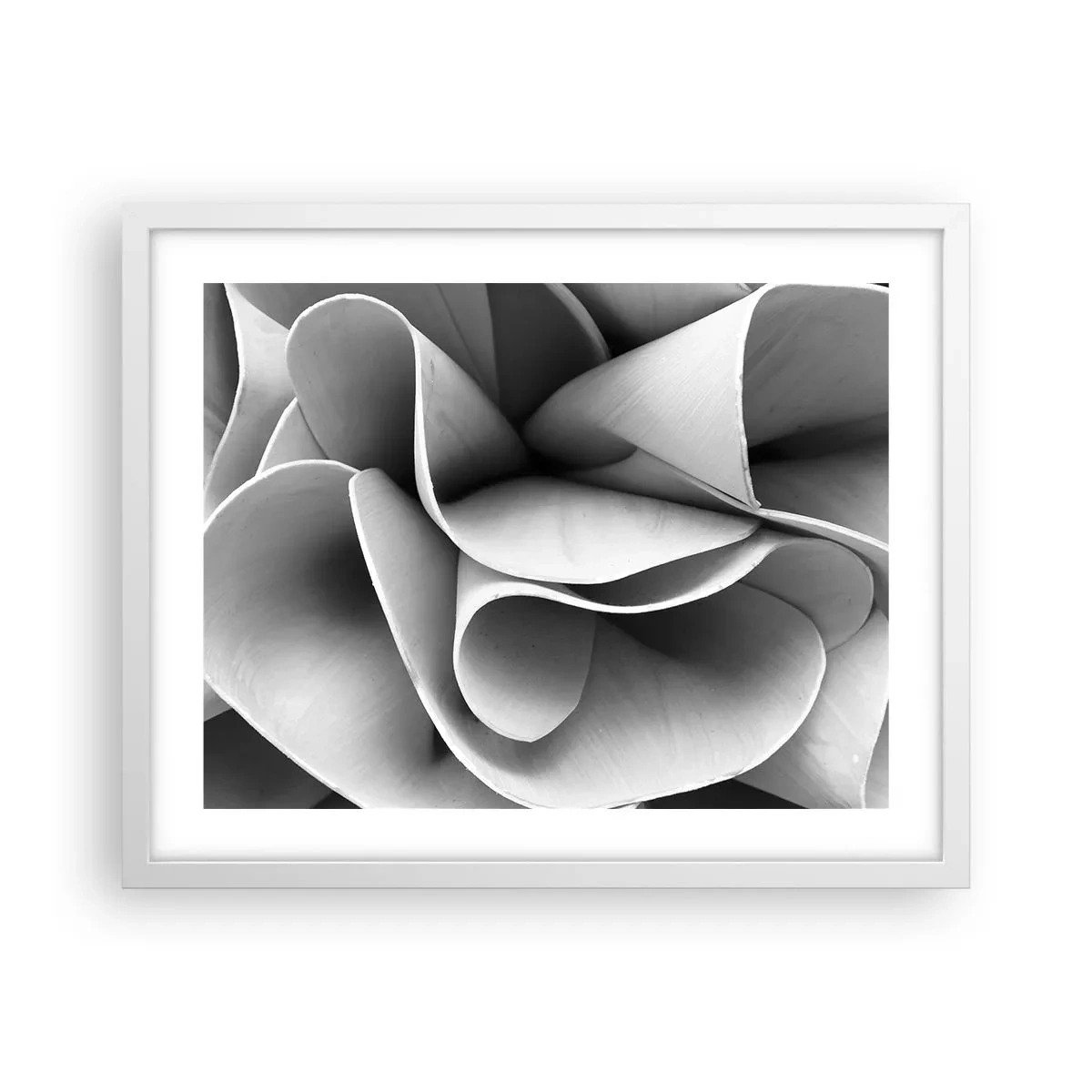 Plakat w białej ramie - Dzieje się w przestrzeni - 50x40 cm