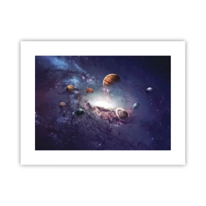 Plakat - Układ słoneczno-taneczny - 40x30 cm