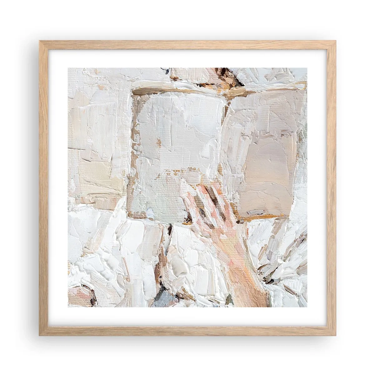 Plakat w ramie jasny dąb - W innym świecie - 50x50 cm