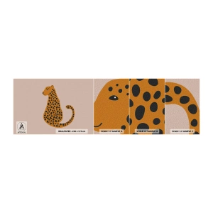 Fototapeta Próbka Samoprzylepna Deluxe Sticker - Panterka to modny wzór - Dla Dzieci, Pantera, Zwierzęta - 100x30 cm