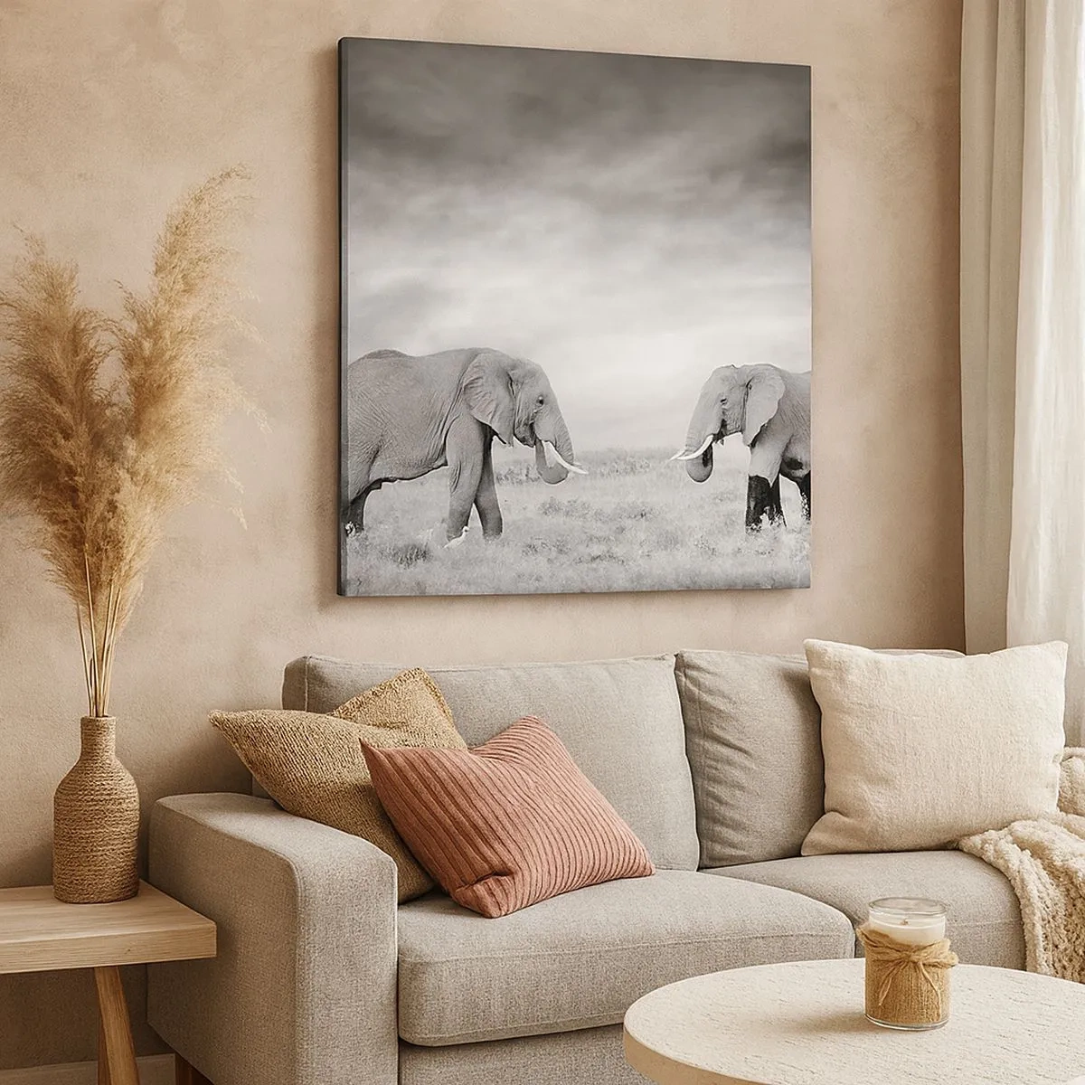 Obraz na płótnie - Szare jest piękne - 30x30 cm