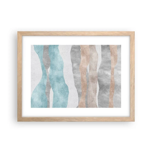 Plakat w ramie jasny dąb - Studium bliskości - 40x30 cm