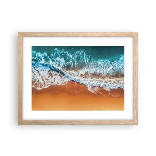 Plakat w ramie jasny dąb - Zawsze w parze - 40x30 cm