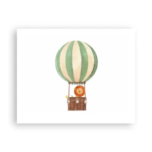 Plakat - Podróże Leona - 50x40 cm