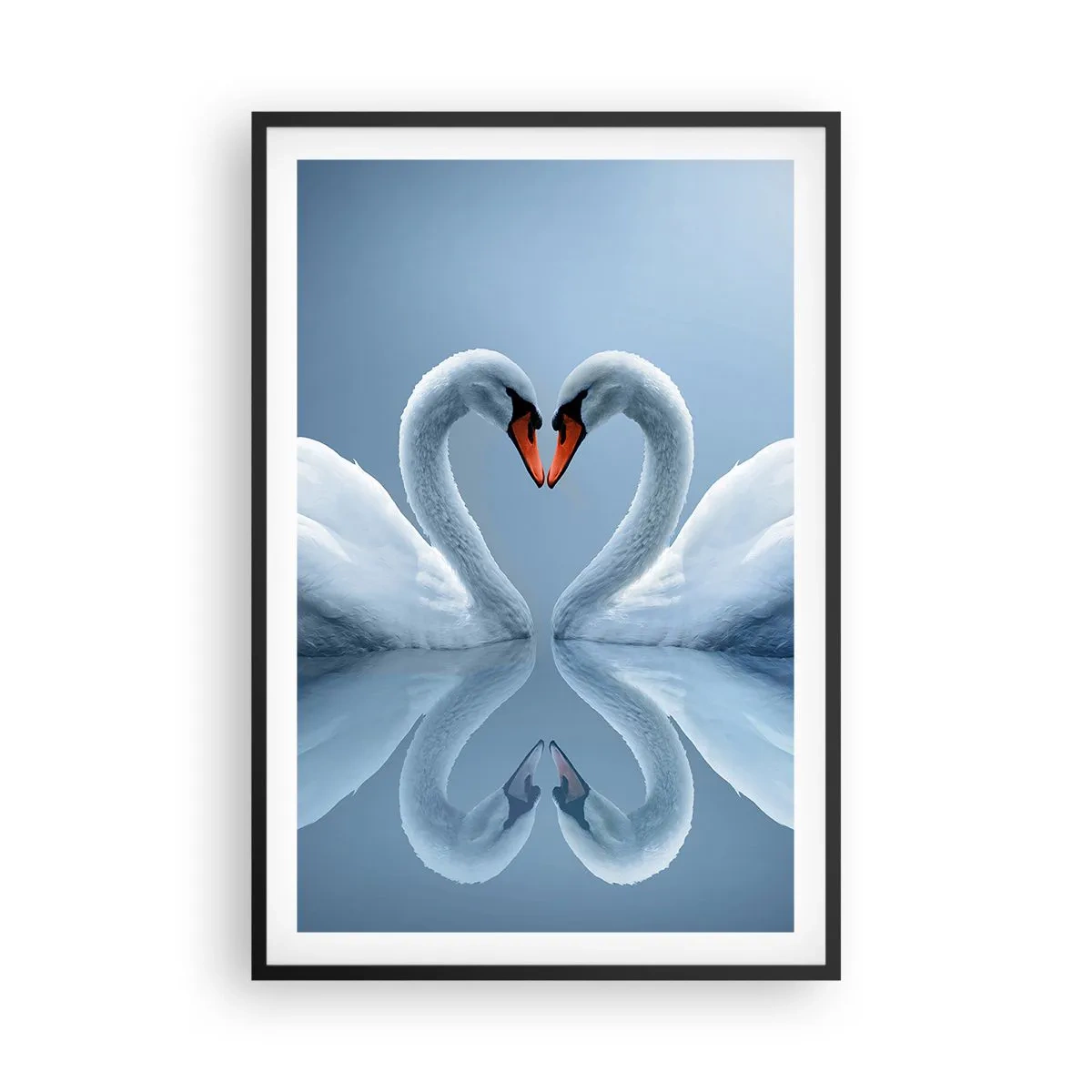 Plakat w czarnej ramie - Czas na miłość - 61x91 cm