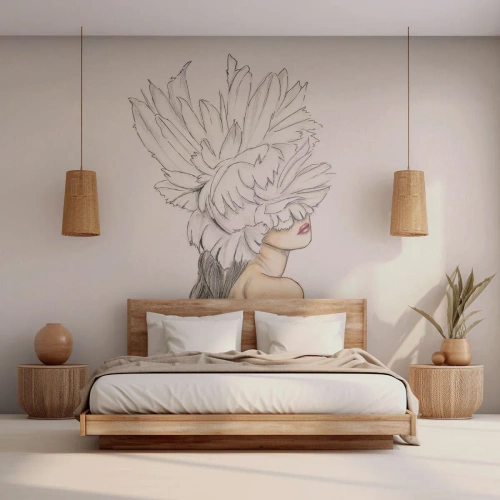 Fototapeta Premium Sand - Piękność ukoronowana - Abstrakcja, Kobieta, Ciało - 400x280 cm