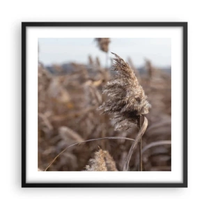 Plakat w czarnej ramie - Czas odlecieć z wiatrem - 50x50 cm