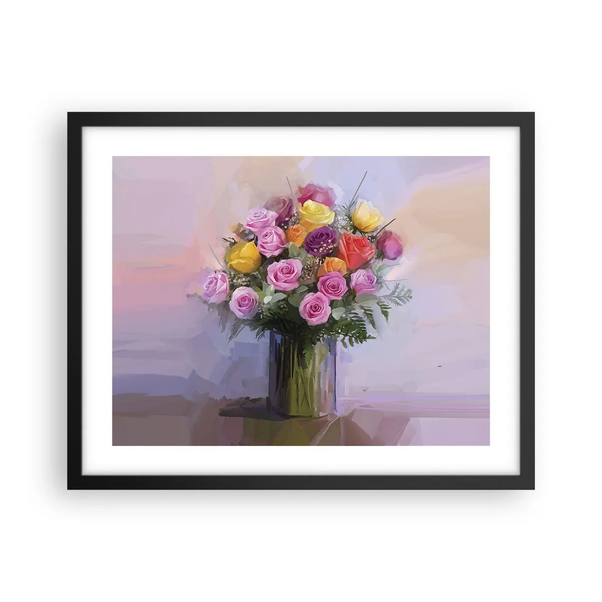 Plakat w czarnej ramie - Zatrzymane piękno - 50x40 cm