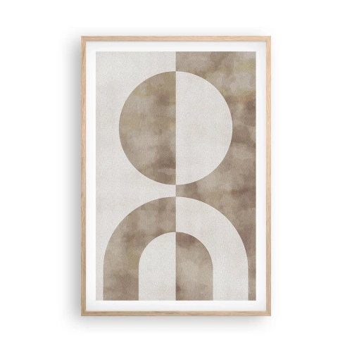 Plakat w ramie jasny dąb - Podobieństwa i różnice - 61x91 cm