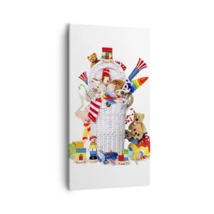 Obraz na płótnie - Skarby malucha - 55x100 cm