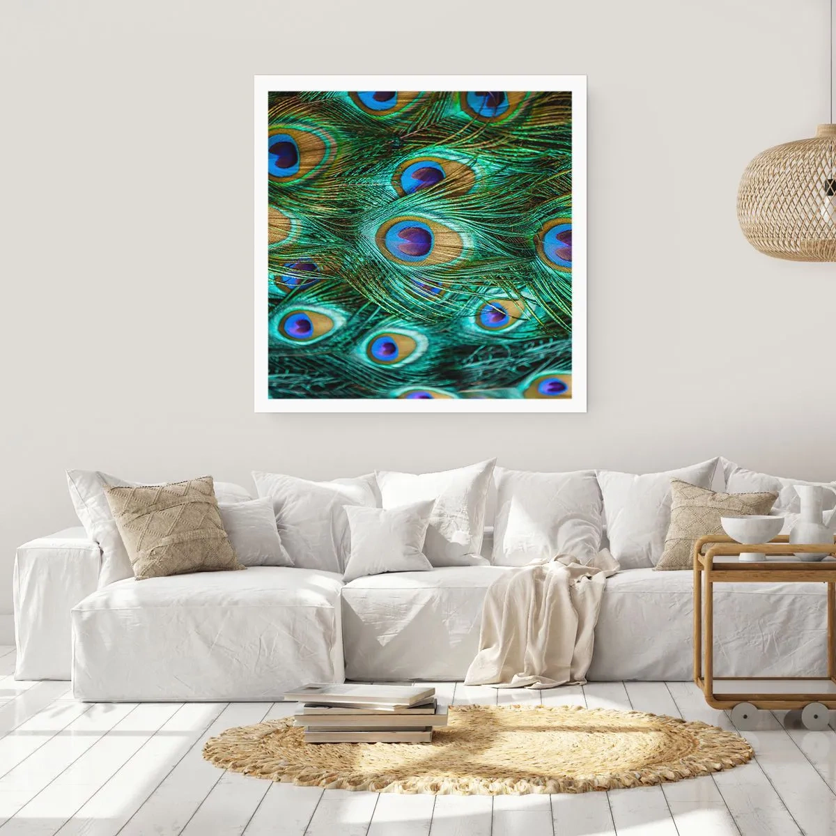 Plakat - Pawiookie spojrzenie - 60x60 cm