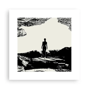 Plakat - Nowe spojrzenie - 30x30 cm