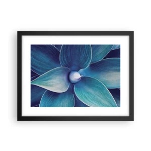 Plakat w czarnej ramie - Zbłękitniały od nieba - 40x30 cm
