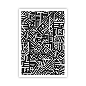 Plakat - Kompozycja prekolumbijska - 70x100 cm