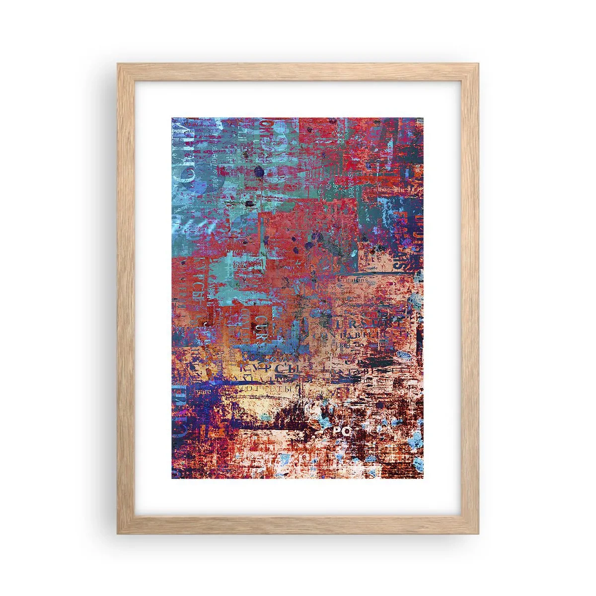 Plakat w ramie jasny dąb - Pamięć i niepamięć - 30x40 cm