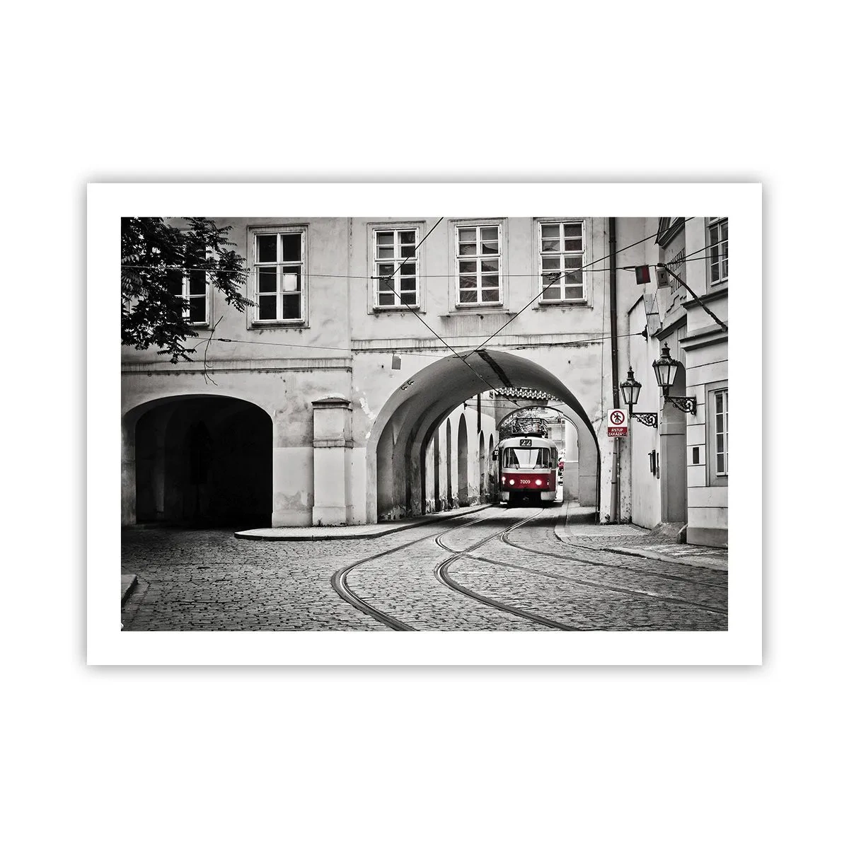Plakat - Przez miejski labirynt - 70x50 cm