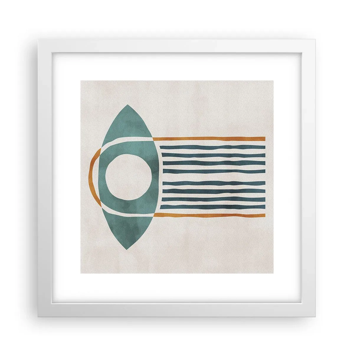 Plakat w białej ramie - Znaki i rytuały - 30x30 cm
