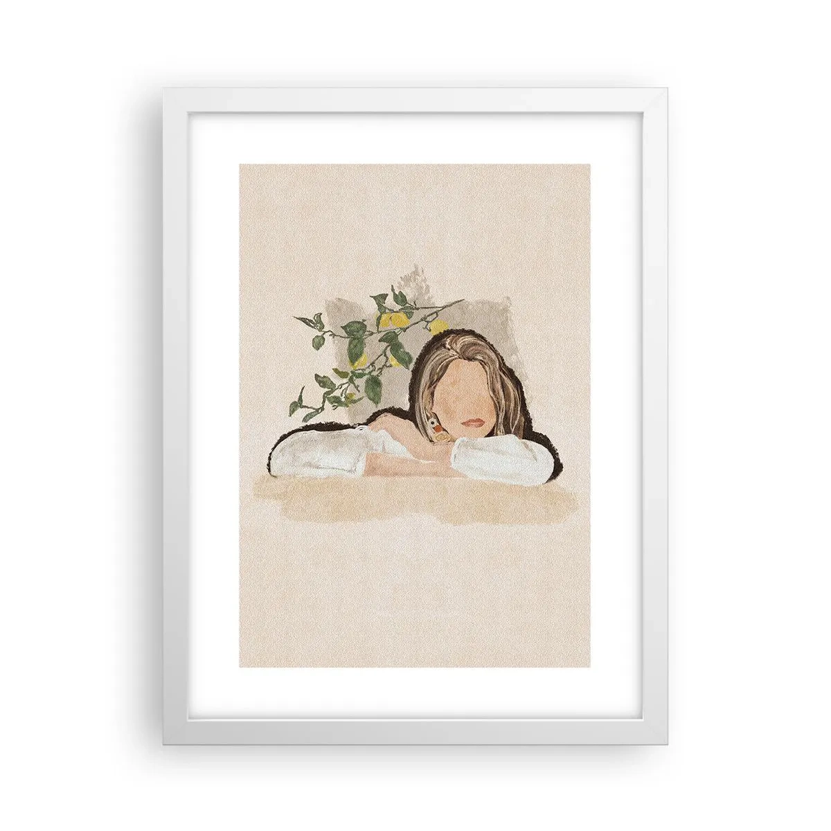 Plakat w białej ramie - Piękność południa - 30x40 cm