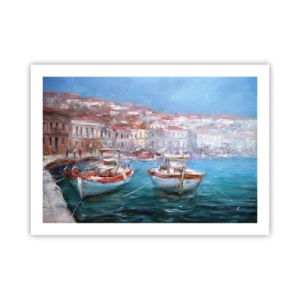 Plakat - Włoska zatoka - 70x50 cm