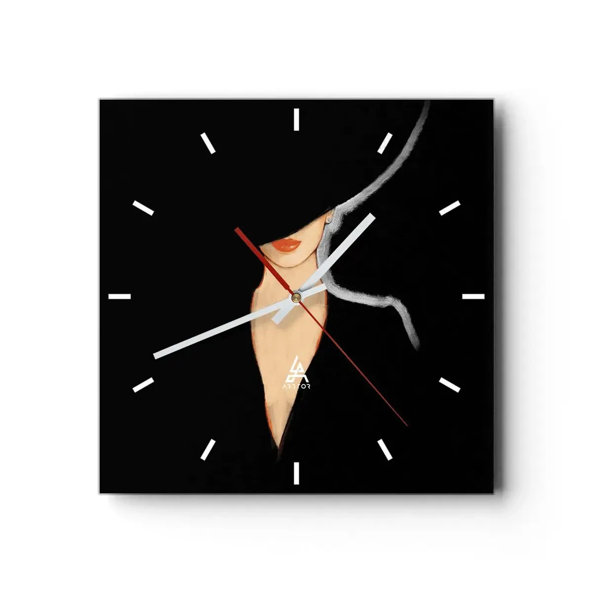 Zegar ścienny - Elegancja i styl - 40x40 cm